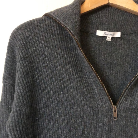 Madewell Merino Wool Glenbrook Half-Zip Pullover Sweater - Picture 6 of 10